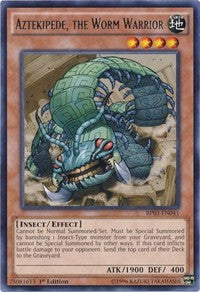 Aztekipede, the Worm Warrior [BP03-EN041] Rare | Shuffle n Cut Hobbies & Games