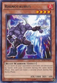 Rhinotaurus [BP03-EN076] Rare | Shuffle n Cut Hobbies & Games