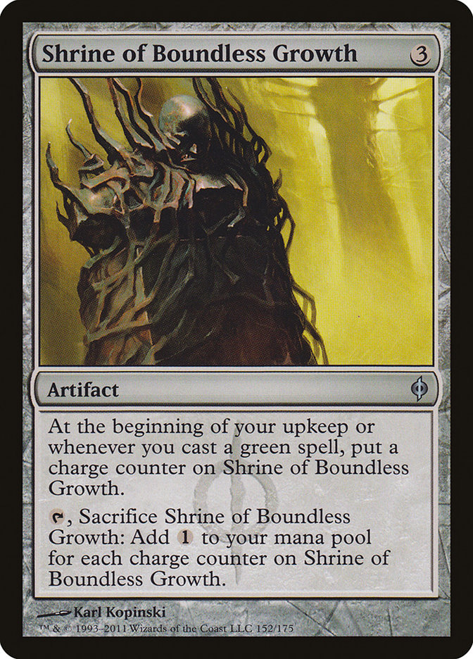Shrine of Boundless Growth [New Phyrexia] | Shuffle n Cut Hobbies & Games