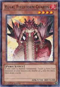 Royal Firestorm Guards (Shatterfoil) [BP03-EN034] Rare | Shuffle n Cut Hobbies & Games