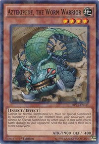 Aztekipede, the Worm Warrior (Shatterfoil) [BP03-EN041] Rare | Shuffle n Cut Hobbies & Games