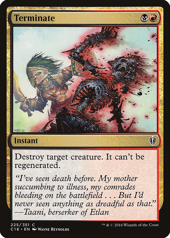 Terminate [Commander 2016] | Shuffle n Cut Hobbies & Games