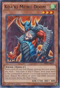Koa'ki Meiru Doom (Shatterfoil) [BP03-EN058] Rare | Shuffle n Cut Hobbies & Games
