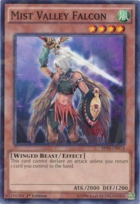 Mist Valley Falcon (Shatterfoil) [BP03-EN074] Rare | Shuffle n Cut Hobbies & Games