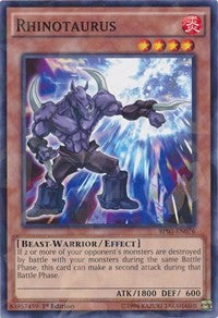 Rhinotaurus (Shatterfoil) [BP03-EN076] Rare | Shuffle n Cut Hobbies & Games