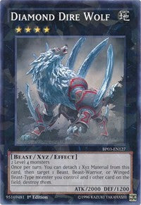 Diamond Dire Wolf (Shatterfoil) [BP03-EN127] Rare | Shuffle n Cut Hobbies & Games