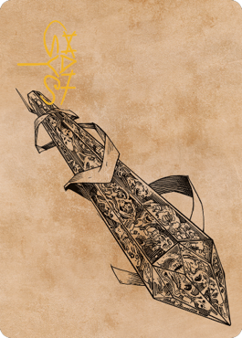 Stonespeaker Crystal Art Card (Gold-Stamped Signature) [Commander Legends: Battle for Baldur's Gate Art Series] | Shuffle n Cut Hobbies & Games