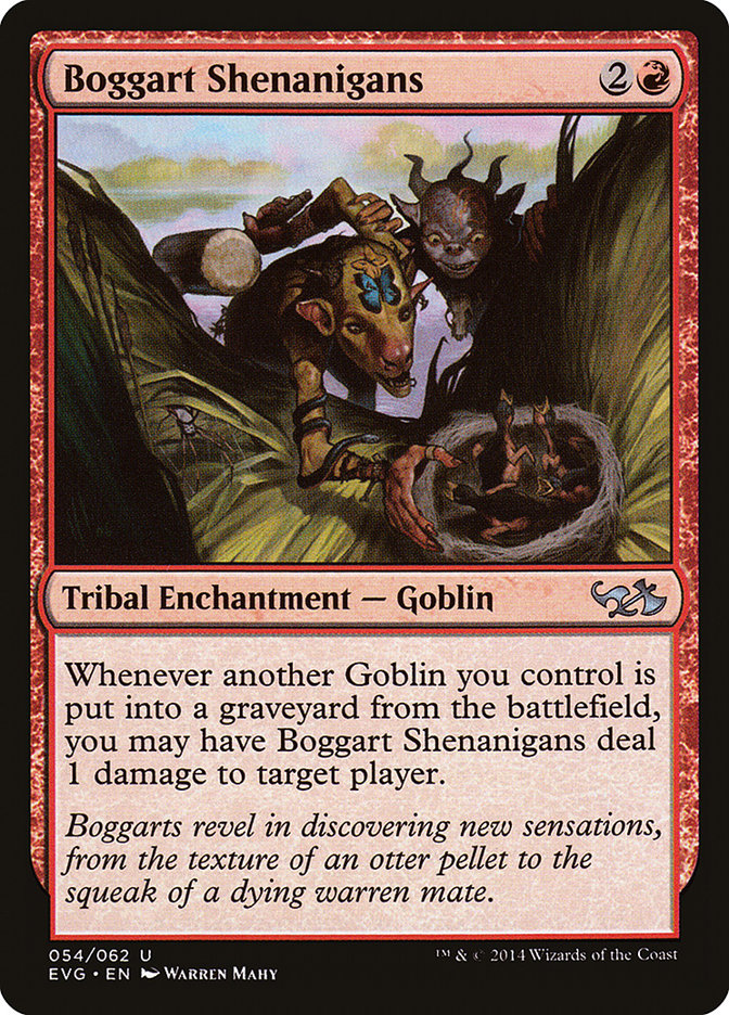 Boggart Shenanigans (Elves vs. Goblins) [Duel Decks Anthology] | Shuffle n Cut Hobbies & Games