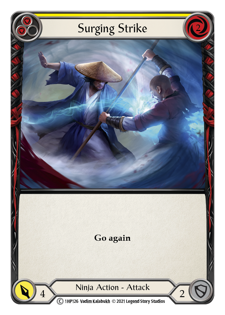 Surging Strike (Yellow) [1HP126] | Shuffle n Cut Hobbies & Games