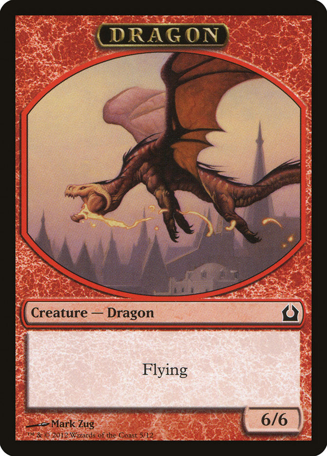 Dragon Token [Return to Ravnica Tokens] | Shuffle n Cut Hobbies & Games