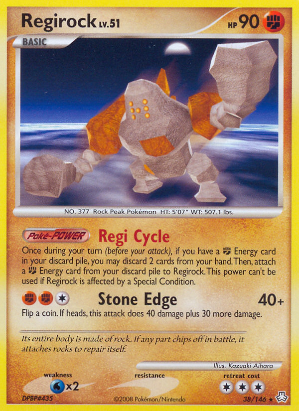 Regirock (38/146) [Diamond & Pearl: Legends Awakened] | Shuffle n Cut Hobbies & Games