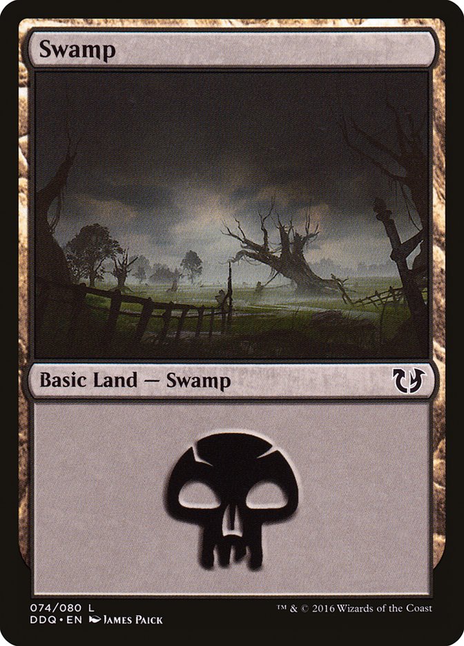 Swamp (74) [Duel Decks: Blessed vs. Cursed] | Shuffle n Cut Hobbies & Games