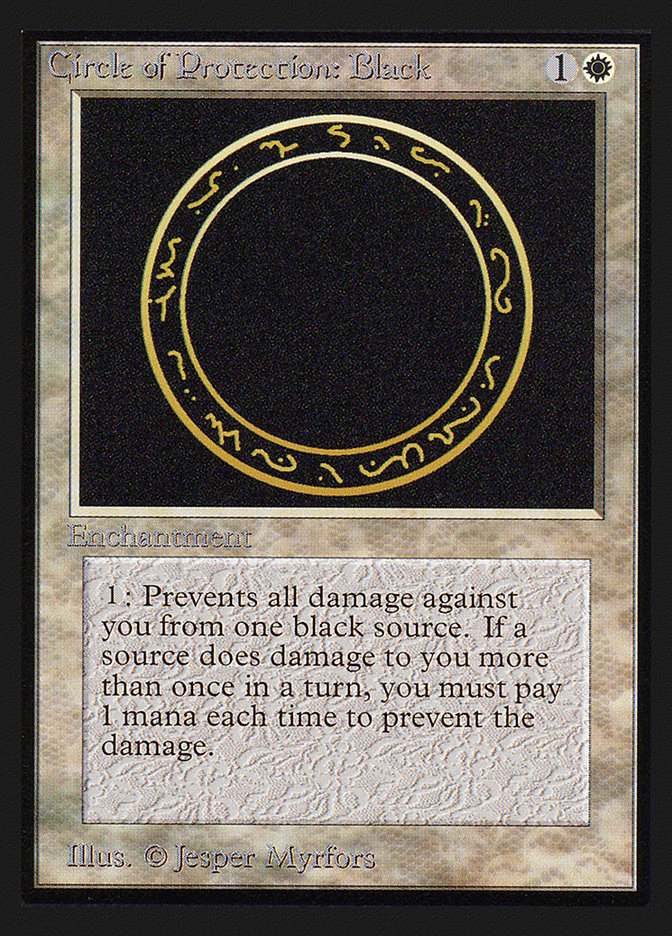 Circle of Protection: Black [Collectors' Edition] | Shuffle n Cut Hobbies & Games