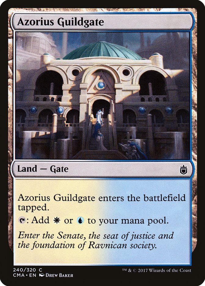 Azorius Guildgate [Commander Anthology] | Shuffle n Cut Hobbies & Games