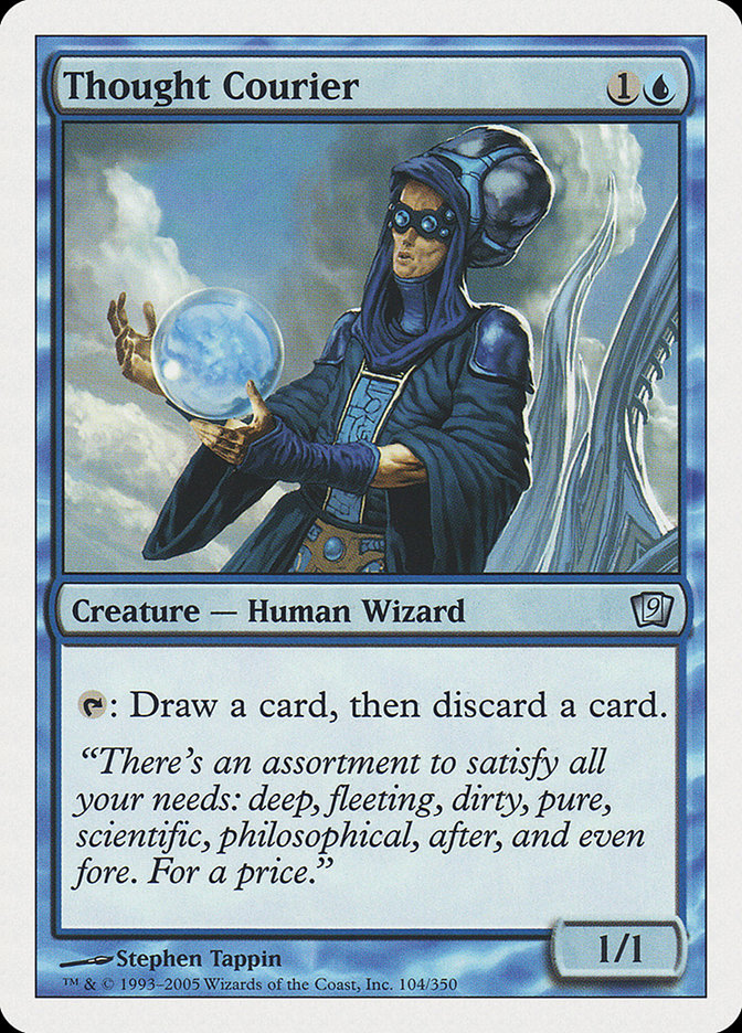 Thought Courier [Ninth Edition] | Shuffle n Cut Hobbies & Games