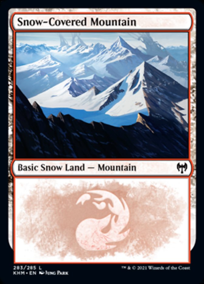 Snow-Covered Mountain (283) [Kaldheim] | Shuffle n Cut Hobbies & Games