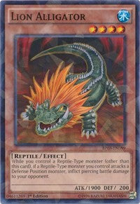 Lion Alligator (Shatterfoil) [BP03-EN089] Rare | Shuffle n Cut Hobbies & Games