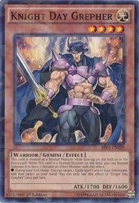 Knight Day Grepher (Shatterfoil) [BP03-EN109] Rare | Shuffle n Cut Hobbies & Games