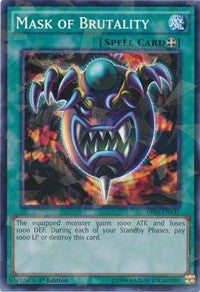 Mask of Brutality (Shatterfoil) [BP03-EN137] Common | Shuffle n Cut Hobbies & Games