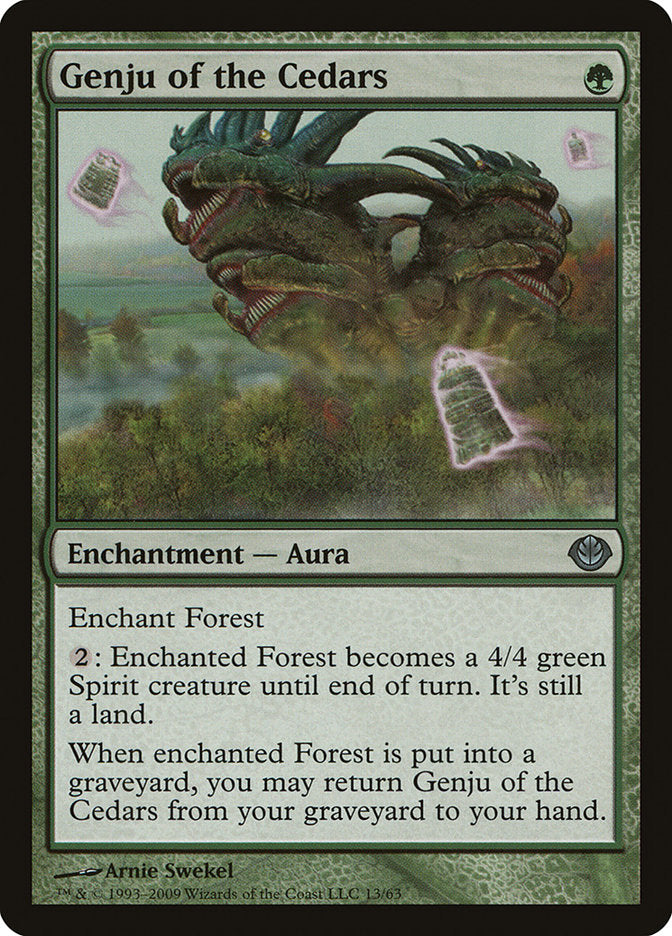 Genju of the Cedars [Duel Decks: Garruk vs. Liliana] | Shuffle n Cut Hobbies & Games