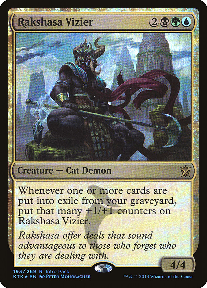 Rakshasa Vizier (Intro Pack) [Khans of Tarkir Promos] | Shuffle n Cut Hobbies & Games