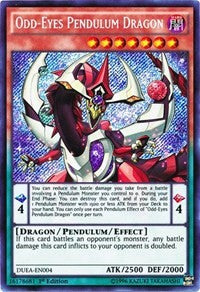 Odd-Eyes Pendulum Dragon [DUEA-EN004] Secret Rare | Shuffle n Cut Hobbies & Games