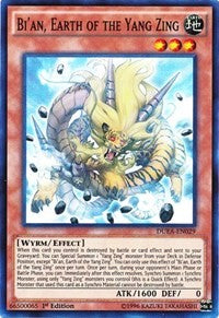 Bi'an, Earth of the Yang Zing [DUEA-EN029] Super Rare | Shuffle n Cut Hobbies & Games