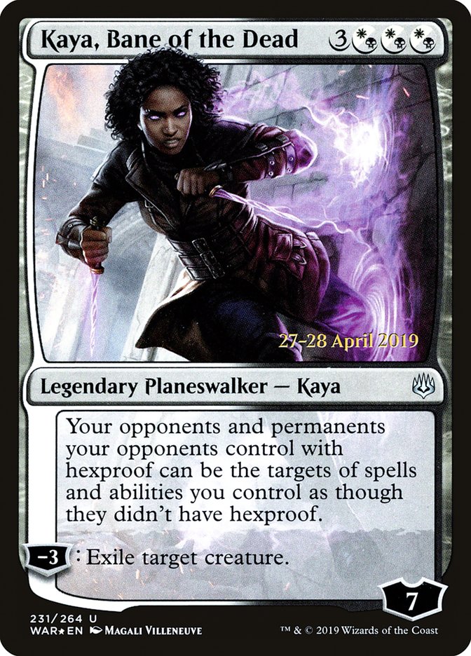 Kaya, Bane of the Dead [War of the Spark Prerelease Promos] | Shuffle n Cut Hobbies & Games