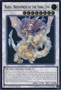 Baxia, Brightness of the Yang Zing (UTR) [DUEA-EN051] Ultimate Rare | Shuffle n Cut Hobbies & Games