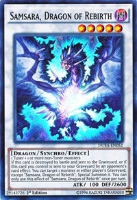 Samsara, Dragon of Rebirth [DUEA-EN052] Super Rare | Shuffle n Cut Hobbies & Games