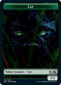 Cat (011) // Goblin Wizard Double-Sided Token [Core Set 2021 Tokens] | Shuffle n Cut Hobbies & Games