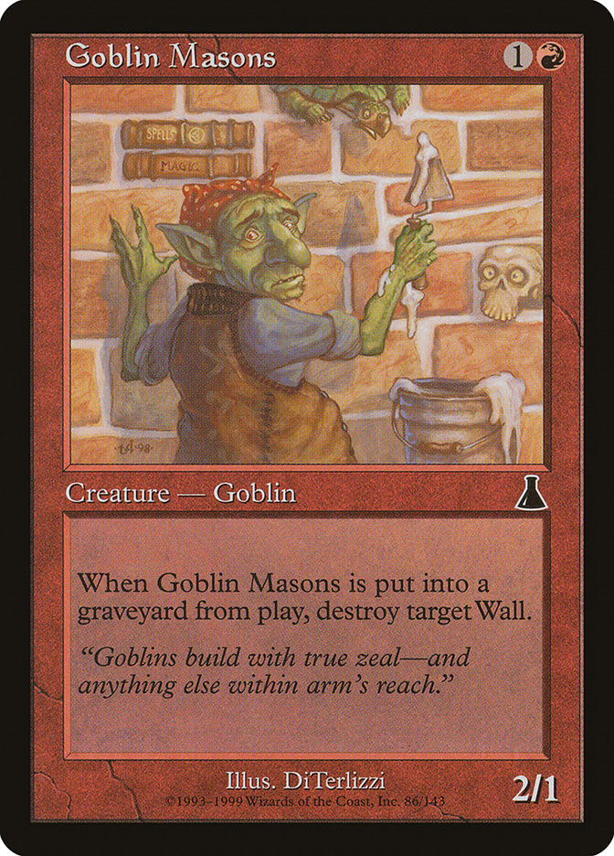 Goblin Masons [Urza's Destiny] | Shuffle n Cut Hobbies & Games