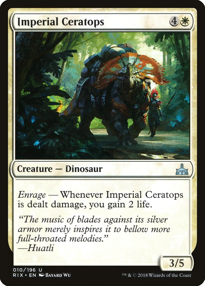 Imperial Ceratops [Rivals of Ixalan] | Shuffle n Cut Hobbies & Games