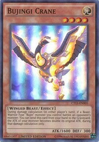 Bujingi Crane [CT11-EN005] Super Rare | Shuffle n Cut Hobbies & Games