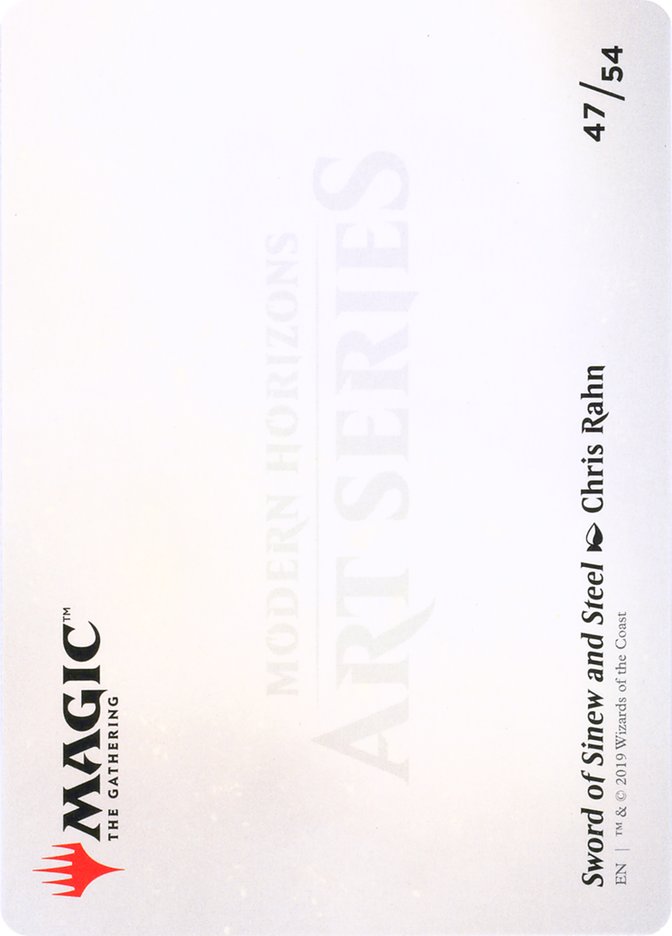 Sword of Sinew and Steel // Sword of Sinew and Steel [Modern Horizons Art Series] | Shuffle n Cut Hobbies & Games