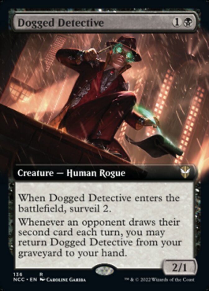 Dogged Detective (Extended Art) [Streets of New Capenna Commander] | Shuffle n Cut Hobbies & Games