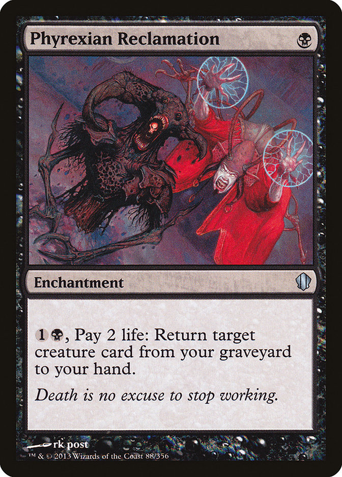 Phyrexian Reclamation [Commander 2013] | Shuffle n Cut Hobbies & Games