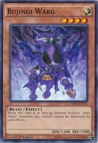 Bujingi Warg [MP14-EN113] Common | Shuffle n Cut Hobbies & Games