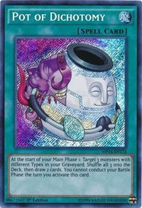 Pot of Dichotomy [MP14-EN172] Secret Rare | Shuffle n Cut Hobbies & Games