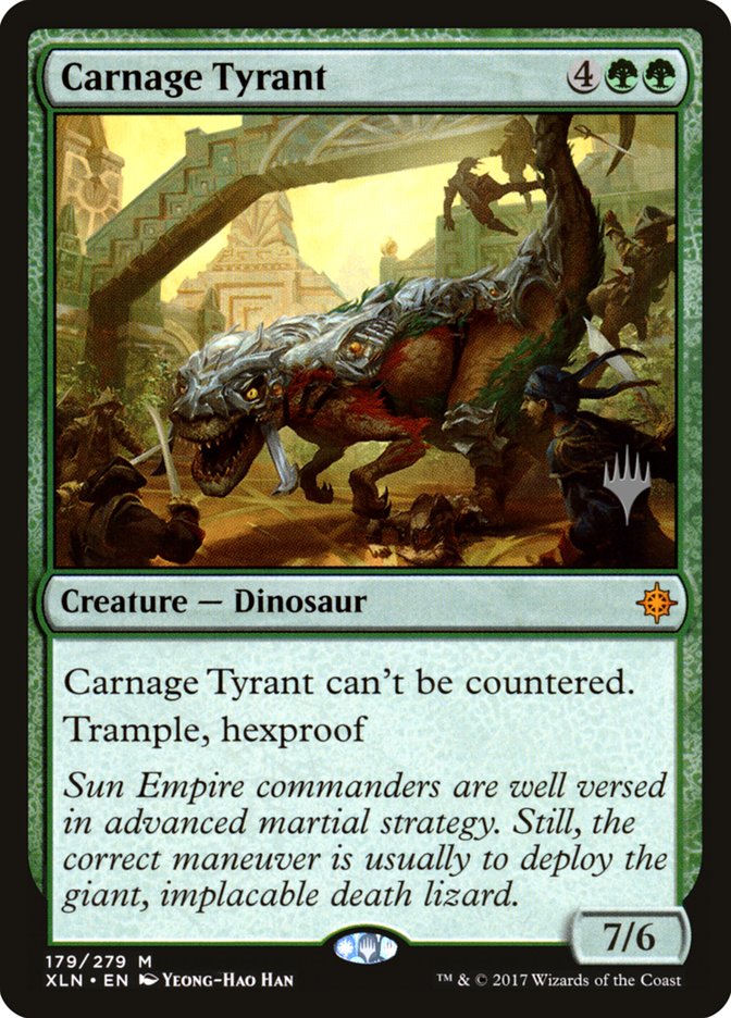 Carnage Tyrant (Promo Pack) [Ixalan Promos] | Shuffle n Cut Hobbies & Games