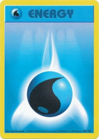 Water Energy (102/102) [Base Set Shadowless Unlimited] | Shuffle n Cut Hobbies & Games