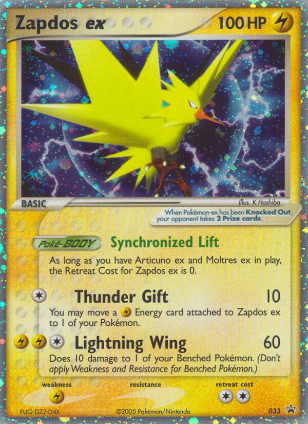 Zapdos ex (033) [Nintendo: Black Star Promos] | Shuffle n Cut Hobbies & Games