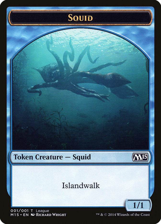 Squid Token [League Tokens 2014] | Shuffle n Cut Hobbies & Games