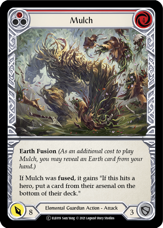 Mulch (Red) [U-ELE019] Unlimited Rainbow Foil | Shuffle n Cut Hobbies & Games