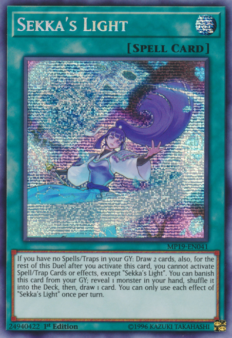 Sekka's Light [MP19-EN041] Prismatic Secret Rare | Shuffle n Cut Hobbies & Games