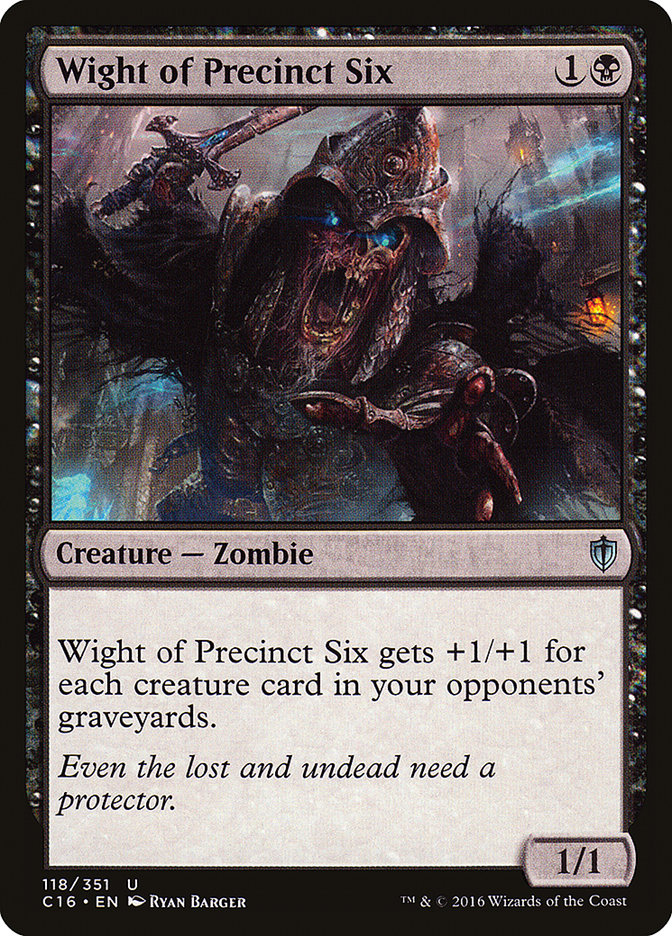 Wight of Precinct Six [Commander 2016] | Shuffle n Cut Hobbies & Games