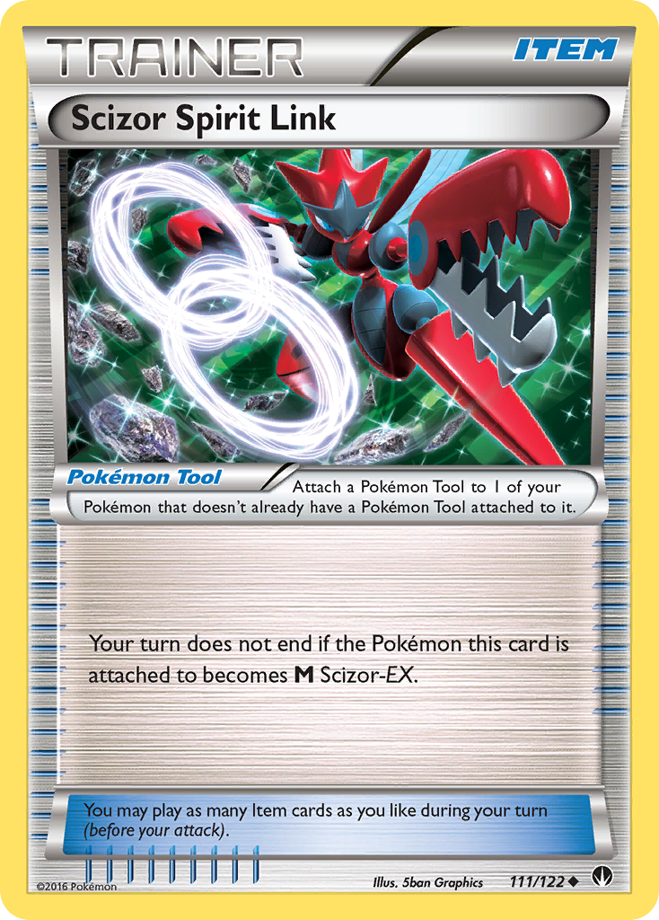 Scizor Spirit Link (111/122) [XY: BREAKpoint] | Shuffle n Cut Hobbies & Games
