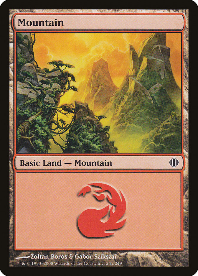 Mountain (245) [Shards of Alara] | Shuffle n Cut Hobbies & Games