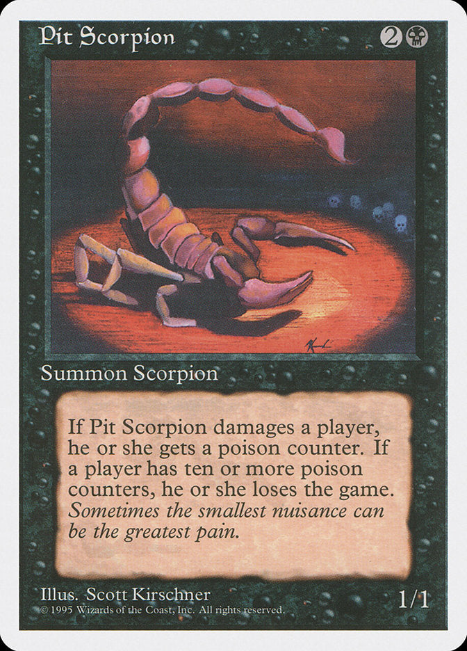 Pit Scorpion [Fourth Edition] | Shuffle n Cut Hobbies & Games