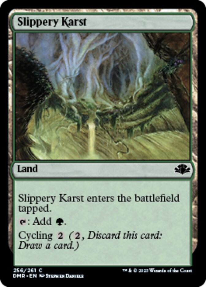 Slippery Karst [Dominaria Remastered] | Shuffle n Cut Hobbies & Games